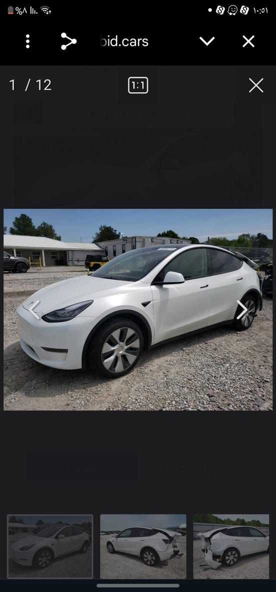 السلام عليكم 
للبيع تسلا Y
مديل 2023
حادث خلفي 
صور الحادث 
بل منشور 
وجه بيه صبغ من ابريكه 
باب الساق والجاملغ بدون داخل 
بدون ارباك 
السعر 195
***********
