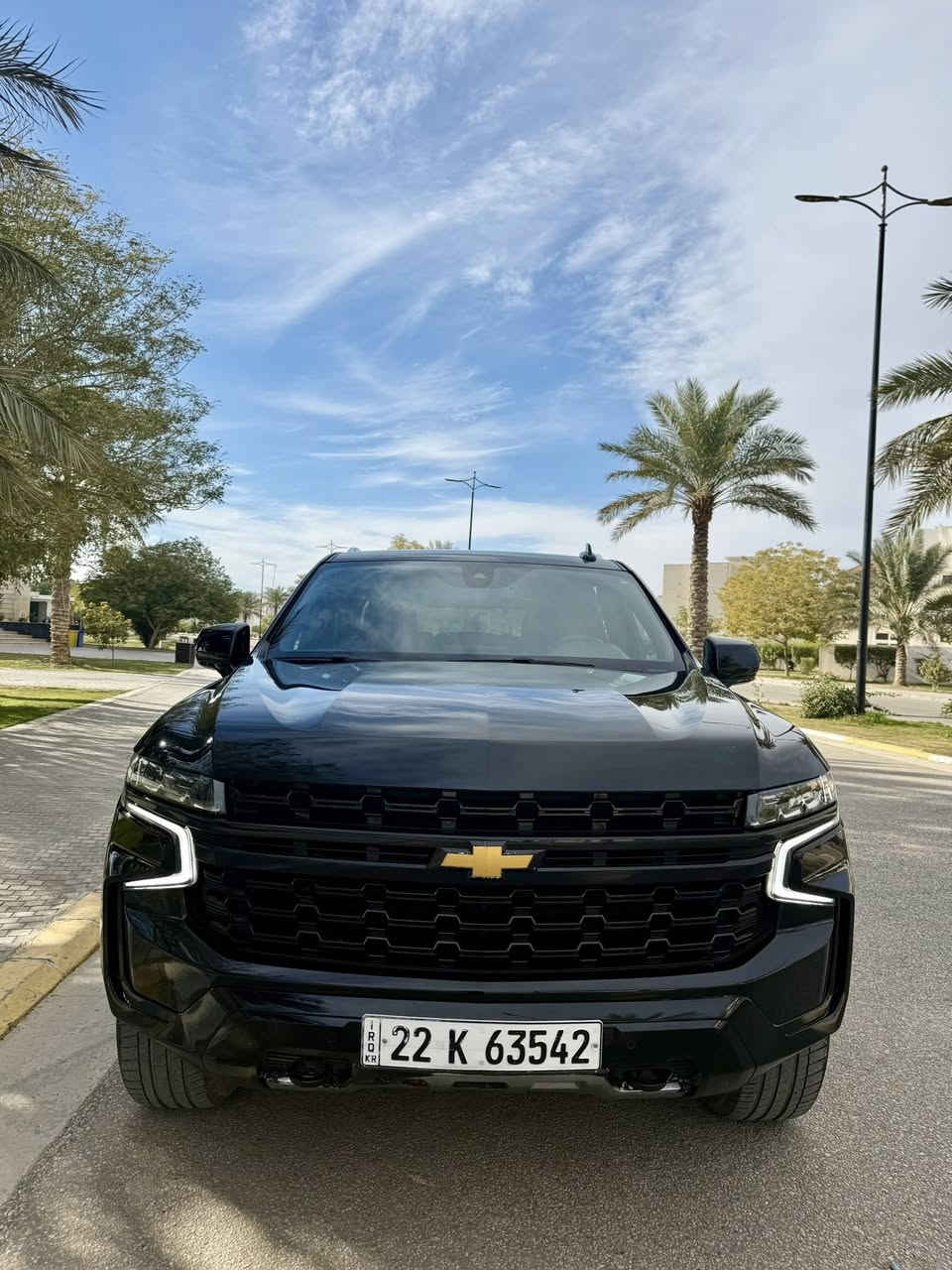 تاهو 2021خليجي مكفولة من الصبغ والتبديل وكالة المنصور رقم اربيل انگليزي مواصفات Ls محرك 5300 كاملة من كلشي بدون نقص مكان السيارة كربلاء ***********
