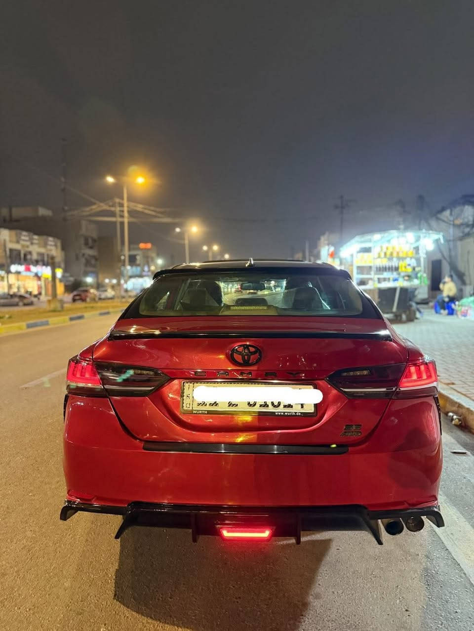 تويوتا كامري 2023 +SE   (وارد امريكي)AWD

: العداد:35  الف ميل   مواصفات : كشنات جلد فتحه سقف 

 ، كشنات كهرب ، تدفئة بالكشنات 

و هيتر بالسترين ،تحديد مسار كروز سرعة 

، شيفتات بالستيرن ، رادار امامي خلفي و نقط عمياء  

وضعيات قيادة حساسات ، بصمة تشغيل عن بعد 

السيارة بدون دواخل بدون ايرباك قطعه وحده صبغ 

تعديل بارد بالجاملغ  الخلفي 

السيارة رقم بغداد 

السعر : 228 وبيها مجال شي بسيط بغداد حي الاساتذا 

 للتواصل: ***********
