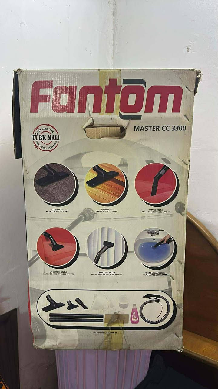 السلام عليكم مكنسة كهربائية و مصفية هواء من الاتربة دبل فلتر و تستعمل للغسيل الستائر والارضيات و الكاربتات بالزاهي و البخار مع ضمان 3 سنوات ملف نحاس اصلي سعر الجديدة 280 و هاي رايدها ب150 و بيها مجال بسيط مكاني بغداد مصفى الدورة رقمي *********** خاص مسدود فقط اتصال للعلم اني مكلف بالنشر و المكنسة جديدة ممشتغلة بس مرتين
