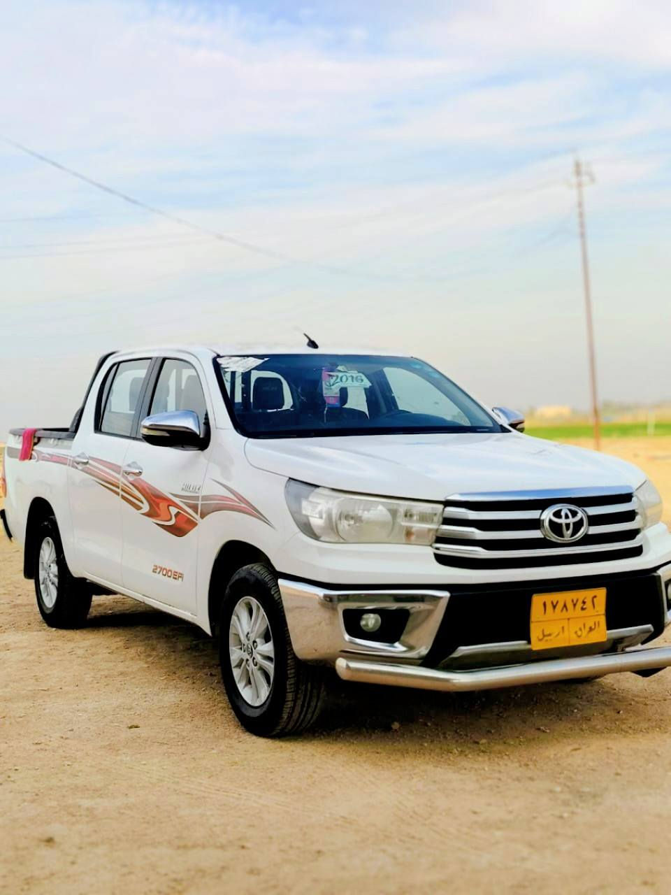 السلام عليكم للبيع بيكم هايلوكس 2016 سعودي كير عادي ماشي 230 الف رقم اربيل سنويه 2027 شرط تحويل مكفوله من الصبغ ول ضربه بس بيه بارد بل بنيد شبر *********** /***********
