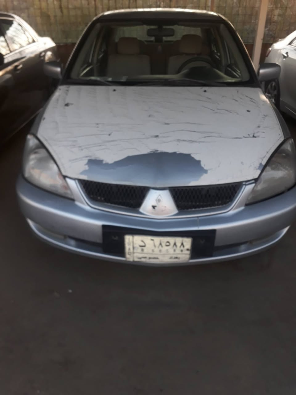 لانسر موديل ٢٠١١ رقم بغداد بيها صبغ قطع بدون ضربه سعر ٧٦ وبيها مجال ديالى جديد الشط الرقم ***********
