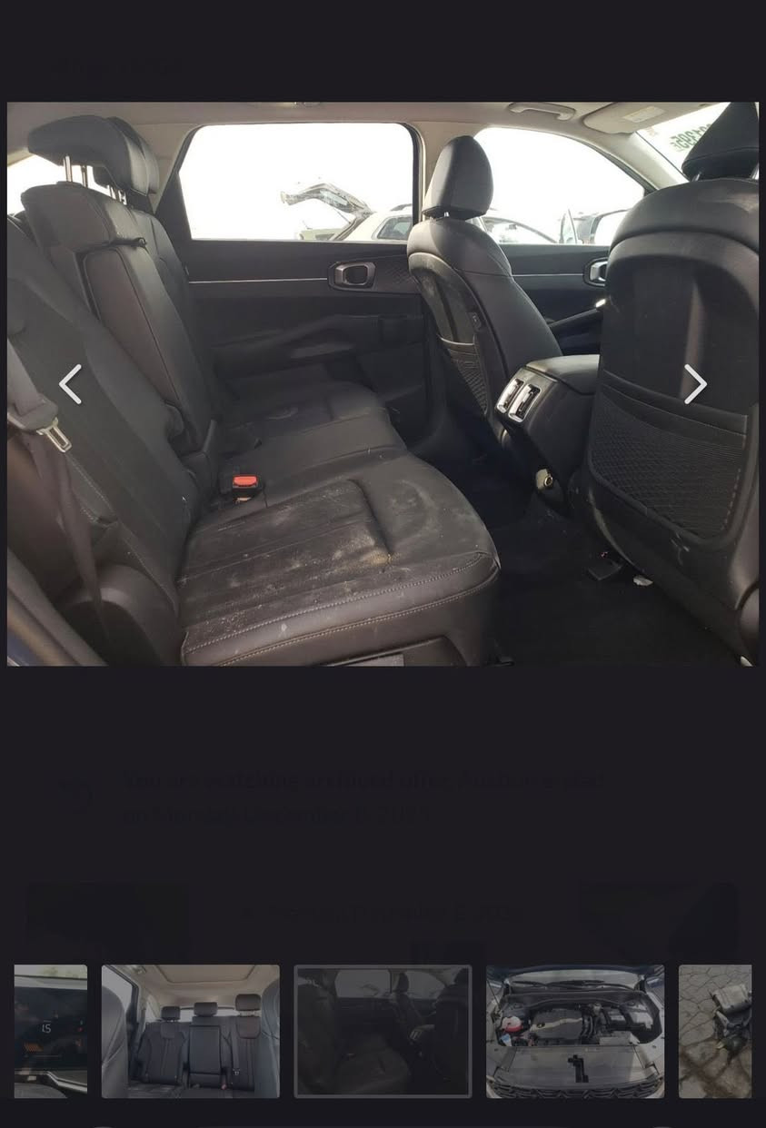 السلام عليكم …
رمضان كريم 
للبيع كيا سورنتو موديل 24 وارد امريكي محرك 2500 يعني 4 سلندر اللون ازرق بحري كلين بدون حادث فقط ( دعامية خلفية مثل ما موضح بالصور ) بدون ايرباك السياره فول مواصفات السياره يومين وتوصل الاردن عداد المسافة 18 الف ميل السعر واصل الاردن 220 ورقة ، السعر واصل للعراق 245 ورقة وبي مجال بسيط علماً تترقم ( بابل ) كتاب شهداء للأستفسار اكثر الاتصال على الرقم *********** ( واتساب )
