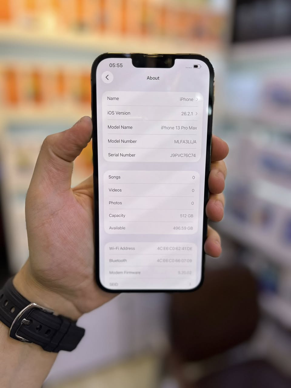 ايفون 13 بروماكس ذاكرته 512 و بطاريته 90‎%‎ الجهاز ملحقاته كاملة و نظافته الف بالمية زلغ مابي و بي ضمان هم 🔥
السعر 725 الف 💴
العنوان بغداد / البياع / شارع عشرين / قرب قاهر الاسعار
اتصل على ***********📲
