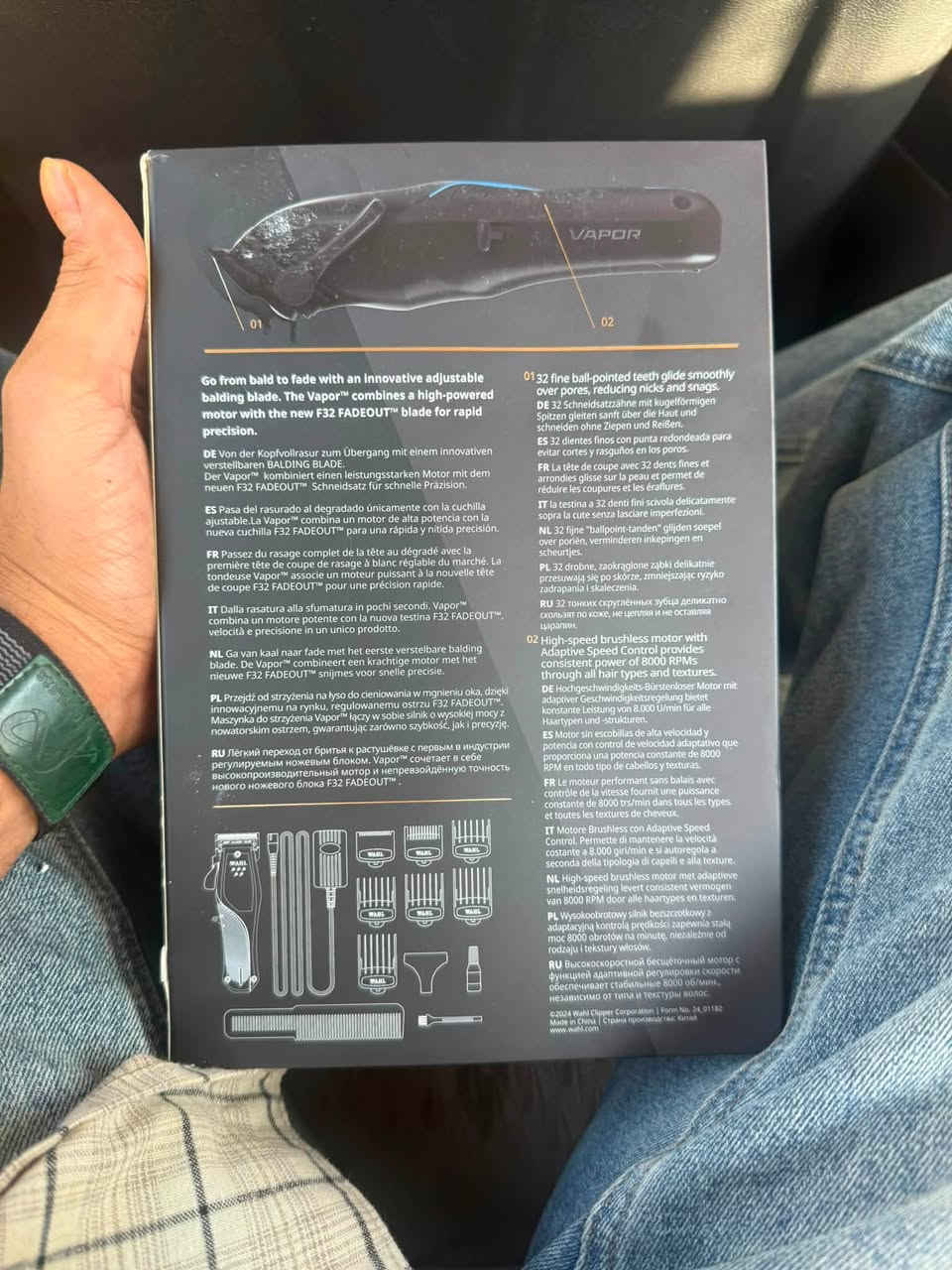 سلام عليكم ماكنه Wahl Professional 5-Star Vapor

جديده وممفتوحه وامريكي اصليه جايبها من السويد 

سعر ٢٥٠

بغداد البياع ***********
