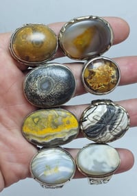 8 خواتم للبيع صياغات يدوية ثقيلة و احجار طبيعية و قديمة بغداد 07707767...