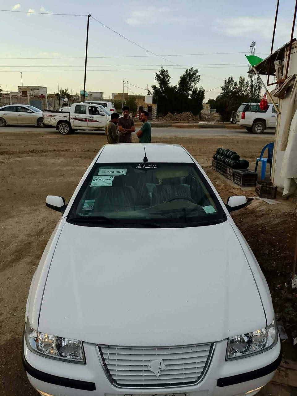 السلام عليكم 

سمند موديل 2011 ناطق محدثه 17  مكينه 2000 فرنسي سياره جاهزه من كلشي حداديه تبريد كهربائيات تخم تايرات جدد 
الضرر فقط جاملغ رش وبنيد مبدل  سعر 37 وبيها مجال قليل  مكان سياره الدوانيه قضاء الشاميه لاتصال ***********

