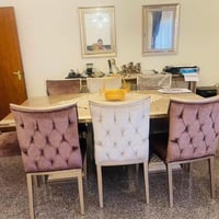 طقم طعام • ٨ كراسي • شارع المغرب