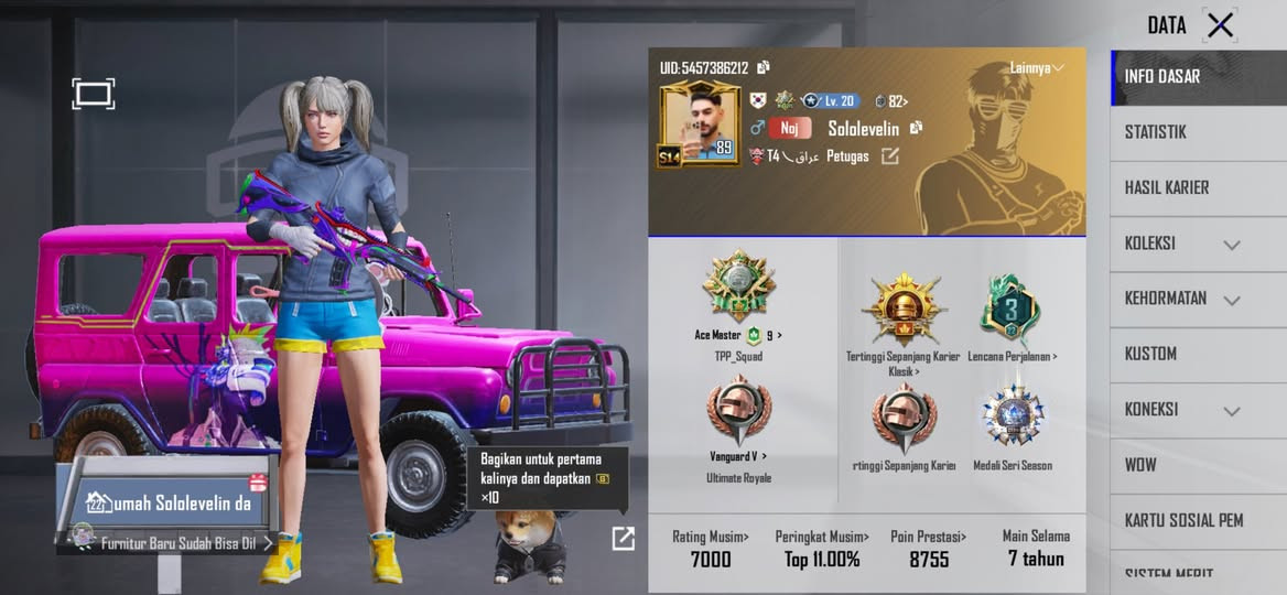 حساب للبيع كلش حلوو الي يريده يراسلني


**إذا كنت صاحب هذا الإعلان وتريد حذفه لأي سبب، رجاءا أرسل رسالة إلى الدعم الفني**