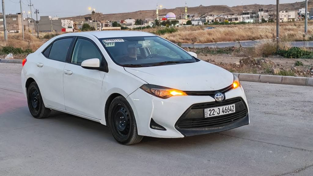 Corolla2017 le
تويوتا كرولا٢٠١٧ 
خمس قطعه صبغ بدون دواخل  كير ومحرك شرط محرك مامفتوح بلادي رقم سنوي جديد الى نهايه ٢٠٢٨ تبريد شرط سيارة تخم تايرات جديد سيار جاهزة ١٠٠% مكان سيارة قضاء بردةرش
سعر ١١٨ و مجال
رقم هاتف *********** موجود واتس اب أربيل, العراق
