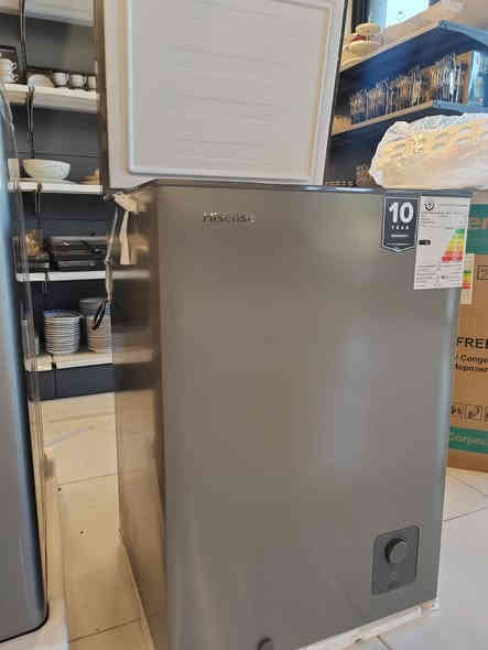 أجود انواع المجمدات  HISENSE بأنسب الاسعار .

الحجم : 6 قدم  .

السعر : 225 الف.

الالوان : الابيض , السيلفر , الاسود .

الضمان : 10 سنوات .

خدمة التوصيل مجانا.

خدمة حاملي ماستر كارد الرافدين 

العنوان : بغداد_ السيدية_ تقاطع الدرويش_ شركة اللمسة الملكية.

الاتصال بنا على الارقام : ***********_ ***********
