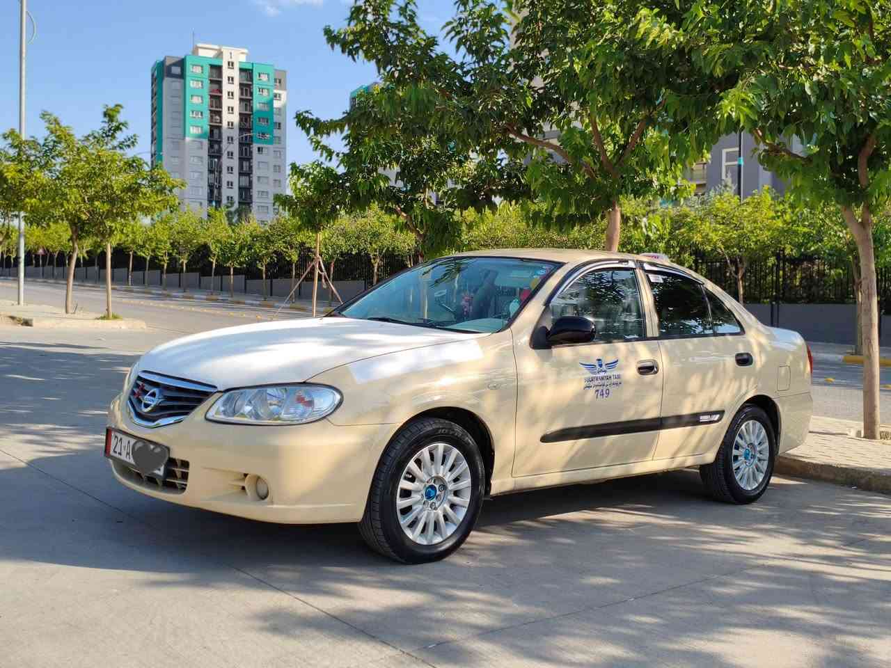 Nissan sunny 2012 taxi
گێڕ و مەکینە و تەبرید و کامل کارەبایی بە شەرت
٤ تایەو ویل کەپی لۆکی بۆ بەستراوە
تاقم بانسی پێش و دوای تازەیە
پاتری تازەیە
سەنەوی تا کۆتایی ٢٠٢٩ تازەیە
لۆگۆی بە ناوی خۆمەوەیە
تەحویل غەرامە بە شەرت
تەنها یەک پارچە و پەڵەیەک بۆیاخی هەیە بێ ناوگرتن
لەگەڵ دوو سێ پەڵە سارد
سەیارەیەکی جایز و مەزبوتە بۆ کەسابەت
ماڵی دۆستە
١٢٠ و مەجالێکی برایانە 
***********
