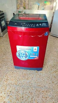 غساله نوع الحافظ الكوري الاصلي لون ماروني  حجم ١٨ كيلو فول اوتماتيك مس...