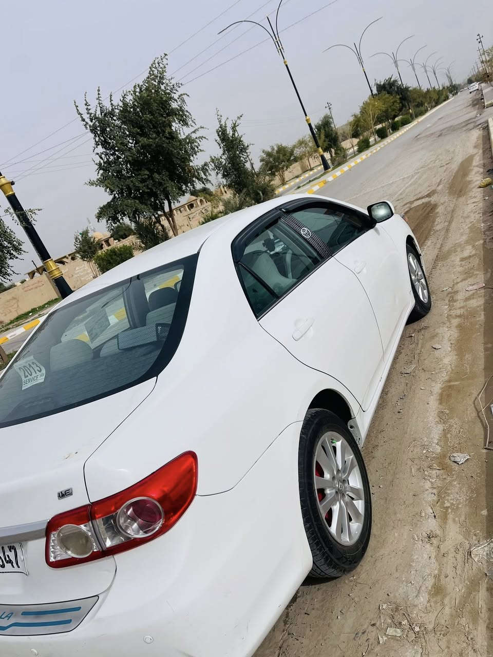 كورلا موديل 2013 بدون ضرر فقط سرقه بونيد مبدل تجاري وجاملغ بلادي فقط رقم بغداد مشروع وطني بسمي  عارضها 135 وبيها مجال لشراي مراوس يرهم حسب القناعة مكاني بيجي رقم موبايل ***********
