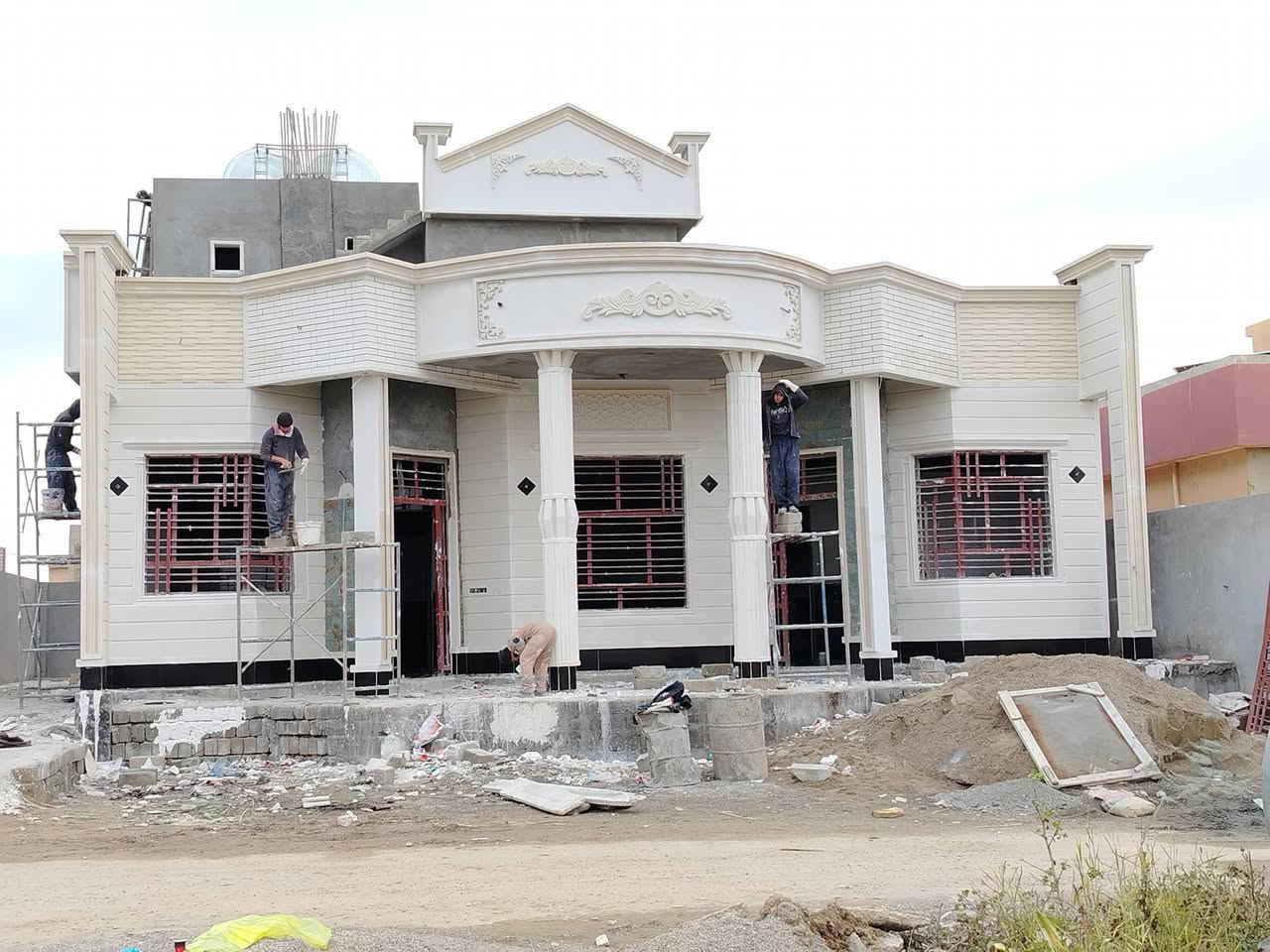 تم وعلى بركت الله انجاز عملي في بيت الخ أبو ياسر في بيجي حي المهندسين إنشاء الله ينال اعجابكم ول قادم أفضل بذن الله #*********** :
