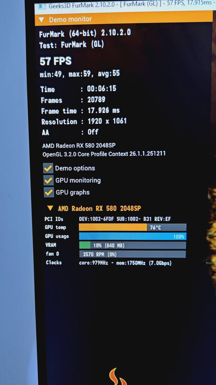 SJS - AMD Radeon RX580 8GB  ( ٧٥ حتی ٧٩) مشکلە حرارە   تحت ضغط 

ram rgb 8gb ddr4

dvd wirte  

کارت  ٥٠ الف
رام ٣٥ الف
دیفیدی. ١٠ الف

توصیل موجود


**إذا كنت صاحب هذا الإعلان وتريد حذفه لأي سبب، رجاءا أرسل رسالة إلى الدعم الفني**