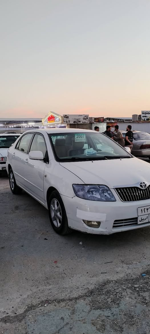 السلام عليكم للبيع كورولا بيكاتشو موديل 2007 بدون صبغ فقط بونيد مبدل بلادي صدر تخم تاير جديد مكانه كركوك رقم ***********

