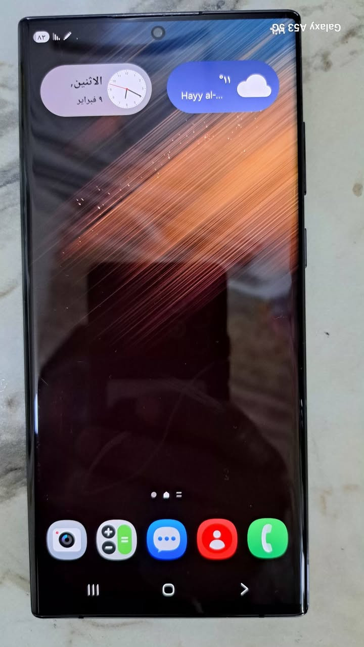 الترا 22S جهاز دبل سيم ذاكره 256 رام 12 نظيف مابي اي جلخ او شخط بس بي ضعف بالشبكه مرات يفصل ويرجع
سعر 500 مكان ميثاق
***********
