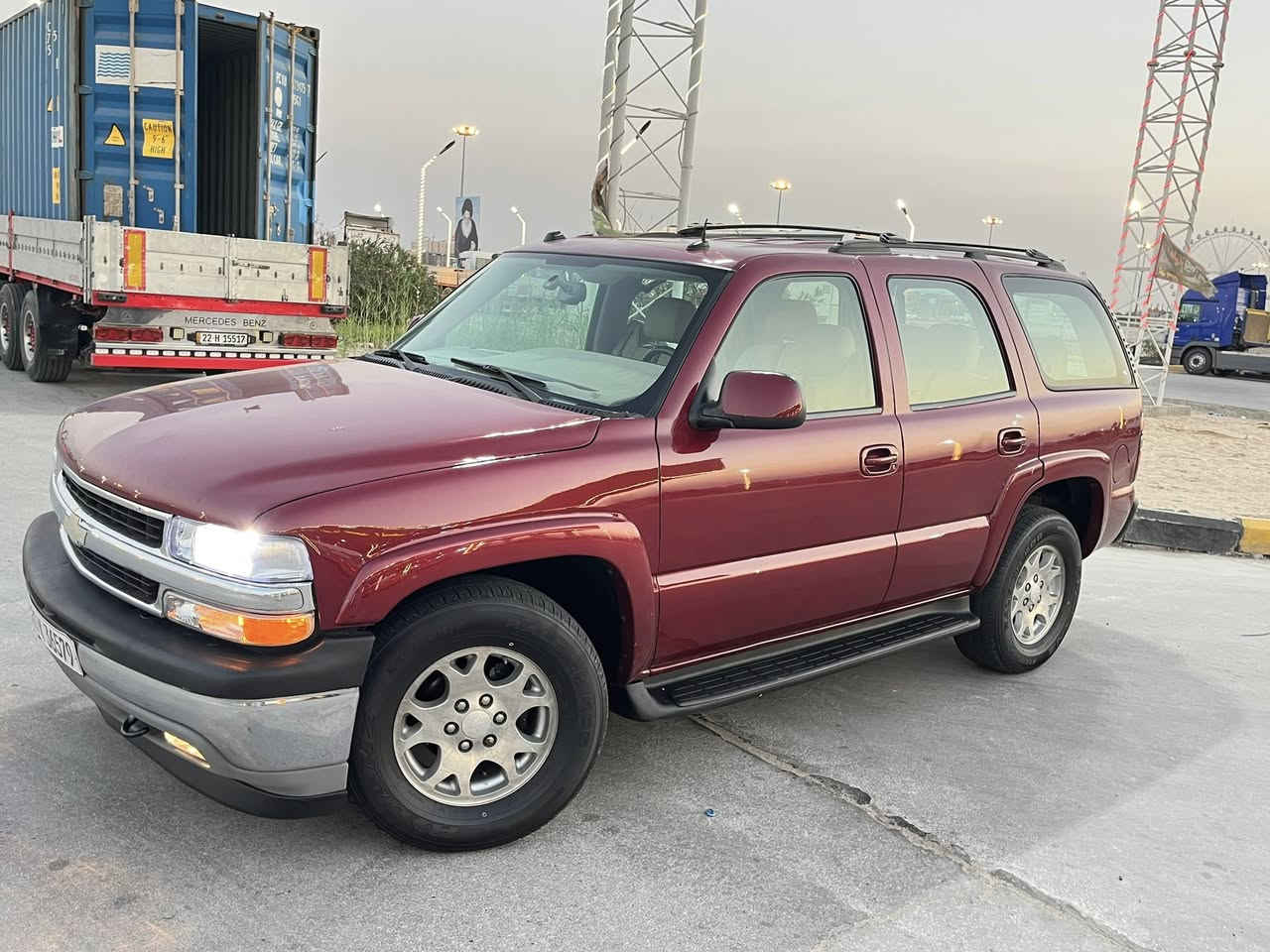 سلام عليكم تاهو بتره مديل 2004 كفاله كص ونقل جثه ضربه  وتبديل وعيب شرعي رقم بغداد نكليزي بسمي تحويل ثاني يوم سنويه مجدد 30 مكينه 5300 كير 700 جدد تخم تاير حداديه جديده كهربايات عامه شغاله السياره جاهزه من كلشي السعر 145 رقم الهاتف *********** لعنوان البصره
