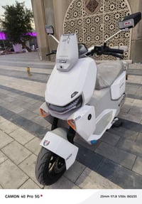 دراجه ريان ملكه جديدة مستعمل شهره 6 بطارية كبيره ملف 2000 سرعة 80 بصمه...