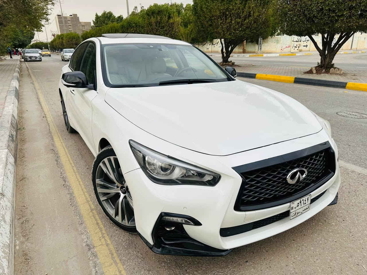 انفنتي  2023 Q50
صبغ ٣ قطع بلا تبديل 
فول مواصفات 
٦ سلندر ٣٠٠٠ 
ماشية ١٩ ميل
حره تترقم بكل المحافظات 
السياره موجوده بكربلاء 
السعر 145$ بيع فقط 
***********
