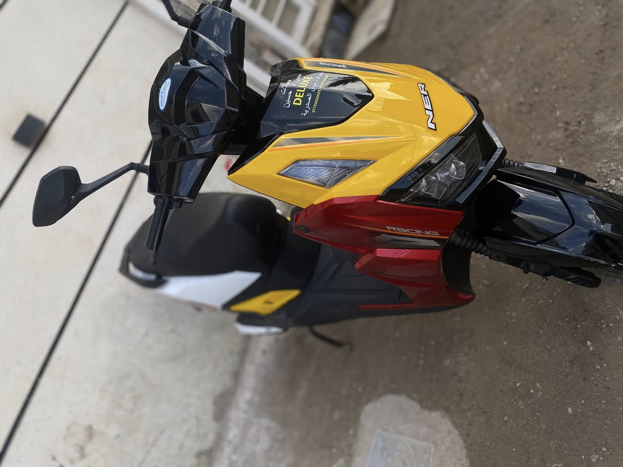 السلام عليكم
دراجه شحن سكنس ماتركس للبيع .
المواصفات👇🏻:
تحتوي على 6 بطاريات كرافين حالتهن جداً ممتاز 
تحتوي على بصمه 2 وسويج 2
تحتوي على نضام حمايه من السرقه 
تحتوي على نضام R
تحتوي على 3 سرع 
سرعه الدراجه 60 
تمشيك ب شحنه الوحده 50k
قدره ملف 1500w
لون الدراجه كناري/ اصفر واحمر وابيض
الدراجه صارله 4 اشهر عندي بعده جديده وابد ما متعبه من البيت للمدرسه وبس 

ملاحضه /اكو كسر بسيط ب كفر على جنب موضح ب صوره وتكدر تبدله سعره 10 الف ب الصدريه 

الرقم ***********

الموقع : الكاضميه 

السعر 750 وبيه مجال بسيط
