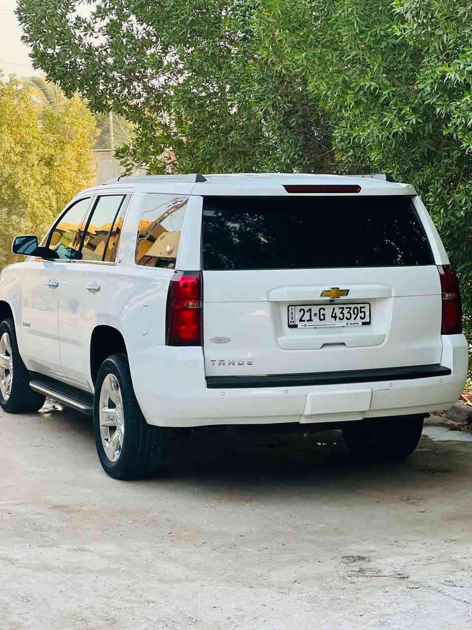 سلام عليكم  تاهو مديل 2015.  فول فول سياره كفاله حت الدعاميات ماشيه 118حقيقي رقم سليمانيه بسمي  سياره جديده للاخر السعر 345.   اتصال ***********
