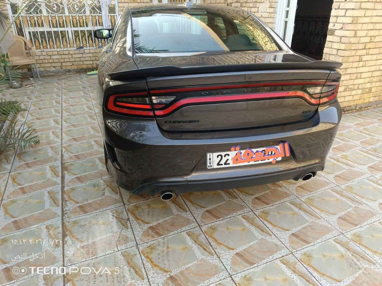 سلام عليكم
#للبيع 

دوج جارجر الموديل2022

  Gt. 6v. 3600

سياره ماشيه 45 mi 

سياره مكفوله ما عده دعاميه الاماميه حادث امريكه فقط

جميع ايرباكات سياره سليمه 

سياره نظيفه جدا احلى من الصور ب عافيه ع الياخذه 

السعر 240 

 الرقم ***********

 الديوانية قضاء غماس.
