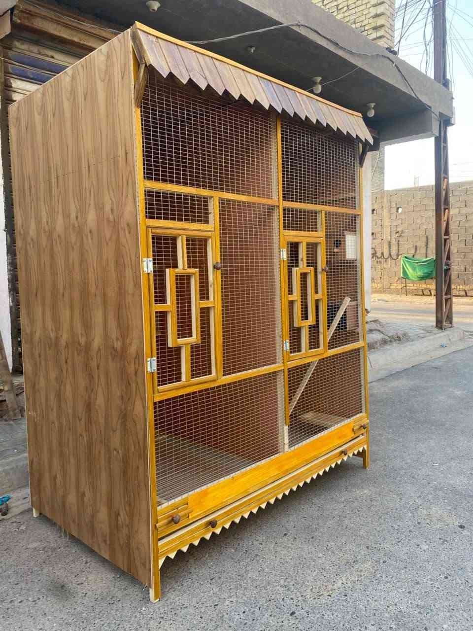 زقورة الطيور الزينة متاح
خشب صاج ثقيل شغل تزكام
التفاصيل
صاج 5 ملم
الارتفاع مترين
العرض متر ونص
النزال متر
مجر تنضيف عدد2
مجرات الكل عدد 2
بيوت غندور عدد 10
بيوت طيور الحب عدد 10
مروجه عدد 2
شجرة 🌳 عدد2
وقافات عدد 8
رفوف عدد 8
اناره لد أصلية 
سيم بي ارسي
المكان بغداد السفير العبيدي
السعر خاص
للاستفسار هاتفي ***********
