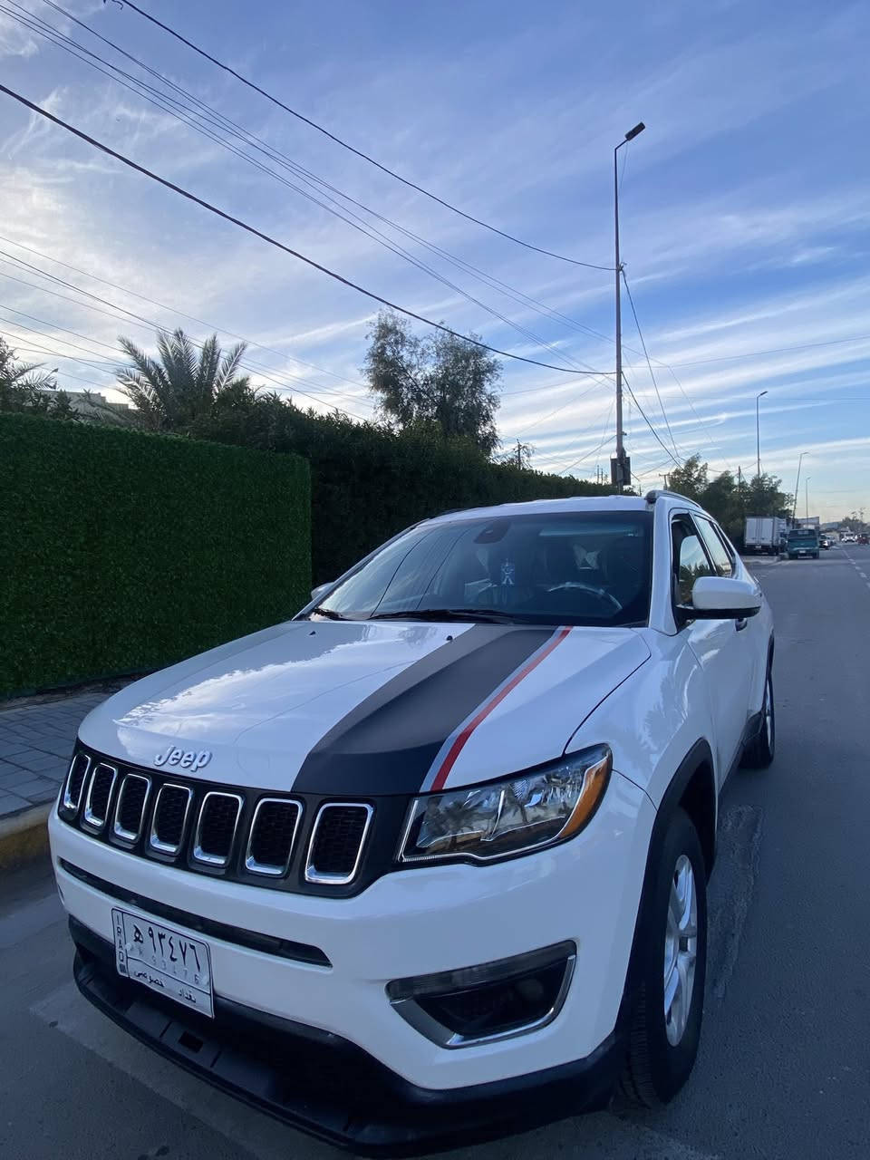 السلام عليكم جيب ً موديل 2018كومباس اللبيع او مرواس أو قسط فقط بغداد سياره جديد بعنه كلمه فول موصفات ماعده الفتحه فقط سياره جاهزه كلش رقم بغداد دولي بسمي حادث خفيف طخطخات بسيطه بدون دواخل شرط و شبر كلش بصيط بل قماره مكان الشعب البنوك *********** وتساب متواجد
