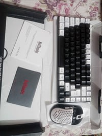 كيبورد وماوس ميكانيكي واير لس تفاصيل بالصور ماركه  السعر ٣٠ الف مكاني ...