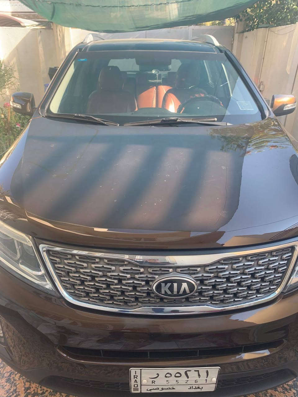 جاملغ خلفي جهة السايق صبغ 
باب السايق جراد وشخوط 
البنيد بي جراد 
14 كويتي 
واحد على واحد 
تبريد وتدفئه كشنات
زراك لايت
حساس امامي خلفي 
لايت مع الستيرن عند الاستداره 
سبعه راكب 
سته سلندر 
جلد قرميدي 
كشنات الاماميه كهرباء 
بانوراما 
تبريد 3قطع +مناخي 
ويل 19 المرغوب 
اشاره مري وشفط 
بيها بارد شي قليل
استفسار اكثر.
‏‪0771 850 5089‬‏
السعر 17900$
