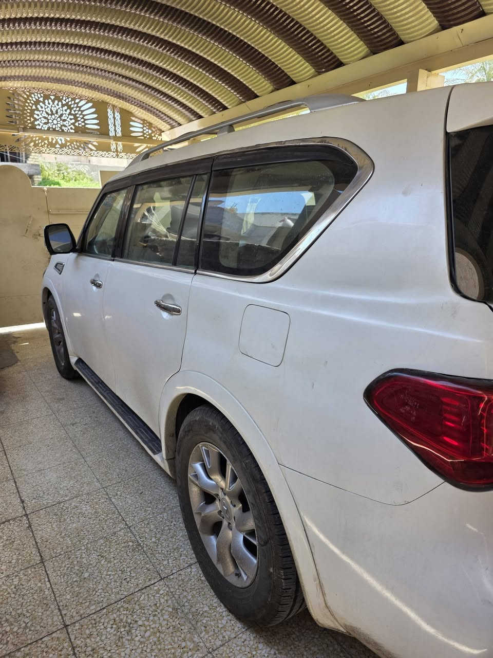 انفنتي qx56 موديل ٢٠١٣ فول مواصفات كير مكينه تبريد صدر تخم تاير خير من الله شاشه اندرويد شاشات خلفيه سياره نضيفه جدا بيها نواقص جدا بسيطه مصبوغه عام اثر جراد وجنت محدثها باترول وبسبب الهزه رجعتها على البلاد للبيع السعر 130 رقم بغداد مميز باسمي هزه جديده مكاني بغداد ***********
