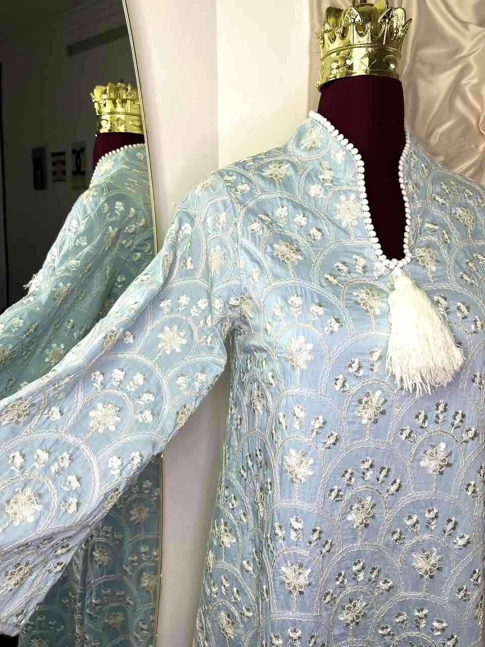 💫كولكشن 2026 💫من ياقوت ⚜️🔺🔻دراعة خليجي قماش مزخرف جودة ممتازة مبطن اللون سمائي مع اللون الوردي الفاتح قياسات .⚜️
للحجز ***********
