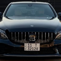 مرسيدس c300 موديل ٢٠١٨ فوول رقم بغداد بأسمي الرقم والسنوية والهزة والف...