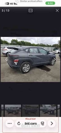 كونا 2025 أمريكي حادث بسيط مقدمه البنيد بدون دواخل ايرباك ستيرن فقط مو...