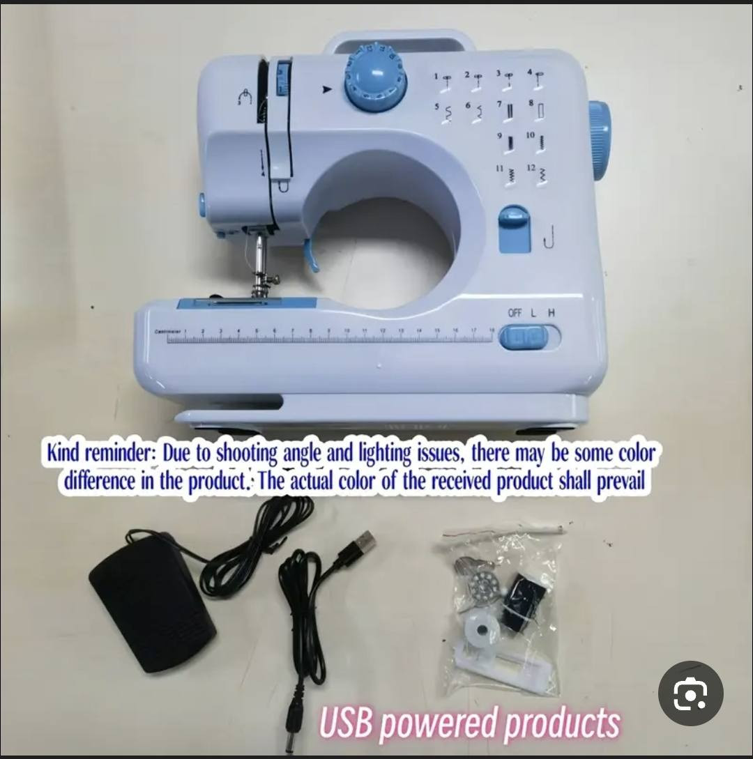 الميزات الرئيسية:
مصدر الطاقة: تعمل بواسطة منفذ USB، وتتضمن محول طاقة.
التصميم: خفيفة الوزن ومحمولة.
الاستخدام: مثالية للاستخدام المنزلي، وإصلاح الملابس، والحرف اليدوية، ومناسبة للمبتدئين وهواة الخياطة.
الوظائف: تدعم غرزًا متعددة لتلبية الاحتياجات المختلفة.
الألوان: متوفرة بألوان جذابة مثل الأزرق والوردي والأرجواني.
تعتبر هذه الماكينة مناسبة لتغيير الملابس القديمة أو صناعة الأعمال اليدوية من الأقمشة العصرية. 
السعر ٢٥ بغداد, العراق


**إذا كنت صاحب هذا الإعلان وتريد حذفه لأي سبب، رجاءا أرسل رسالة إلى الدعم الفني**