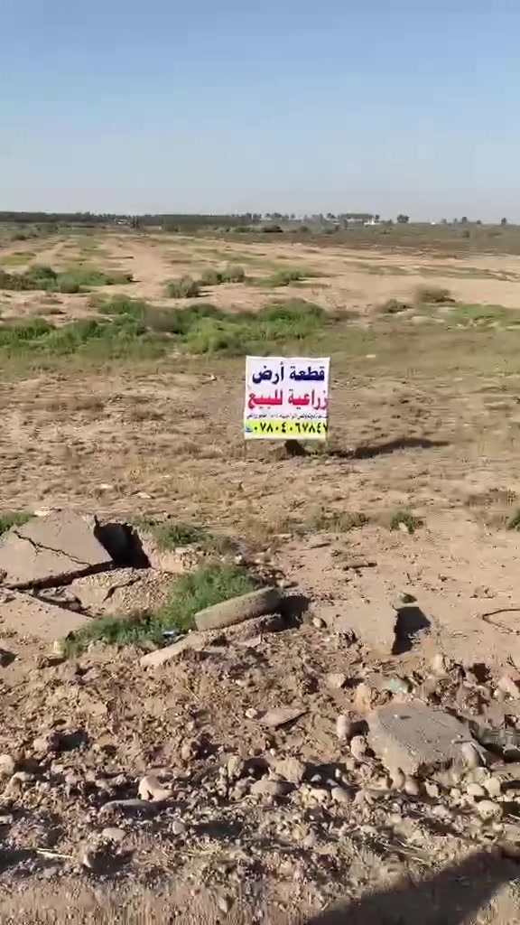 سلام عليكم
دونم ونص وجه شارع 
واسط الصويره شارع المطار 
وجه شارع عام شارع الرئيسي لي يربط بغداد في واسط 
طابو سند 25 
تحويل بسمك ثاني يوم 
خدمات تبليط كهرباء متوفر
الاستفسار اكثر اتصل 
***********
