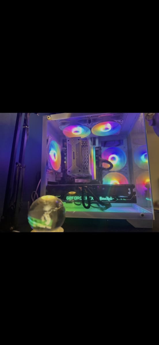 SETUPE KAMLL
🗂️ سێتەپی کامل 
⚠️ هیچ پارچەیکی کۆمپوتەرەکە بە تەنیا نەفرۆشم
✅ یەک دەستە 
📦 کارتۆنی کارد شاشە + ستاندی مۆنیتەر + مۆنیتەر + ئوپیێس + هێدسێت + کیبۆردی ماور
❌ هیج خەلەلێکی نیە و زەمانی هەیە 

کەیس 700$ ئەگەر تەنها کەیسەکە بکڕی هەمووی بەیەکەوە زۆر هەرزانتر ئەکەوێ
CPU: AMD Ryzen 5 5600G + RG
RAM: 16GB T-FORCE Delta 3200mhz
STORAGE: 512GB SSD
GPU: 3070 GAME-ROCK CRYSTAL EDITION
MOTHERBOARD: Gigabyte Technology 
COOLER: Cooler Master 1xFan

مۆنیتەر 250$
AOC 27G2G8 280Hz 0.5ms AMD FREE-SYNC FHD 230$
MONITOR STAND FULL METAL 1 YEAR WARRANTY 20$

کورسی و مێز 135$
GAMING DESK RGB 120CM 65$
GAMING CHAIR MODEL MESH ARI GAMING 70$

ئیوپیس 70$
KSTAR 2000W 35دەقە 

کیبۆرد و هتد… 310$
KEYBOARD STEEL SERIES APEX PRO TKL 100$
KEYBOARD ANNE PRO 2 35$
MOUSE ATTACK SHARK X11 20$
MOUSE LOGITECH G 402 10$
WEBCAM LOGITECH 1920x1080 60Fps 35$
WEBCAM FULL HD 10$
MIC YAMAHA + STAND 25$
MOUSE PAD GLORIOUS XXL  45$
HEADSET HYPER X CLOUD ALPHA S 30$

 نرخی دەستی یەکی بە لۆکی: 2150$

ئێستا:
کۆی گشتی: 1465$

هەمووی بەیەکەوە: 1275$
واتا 190$ داشکاندن


**إذا كنت صاحب هذا الإعلان وتريد حذفه لأي سبب، رجاءا أرسل رسالة إلى الدعم الفني**