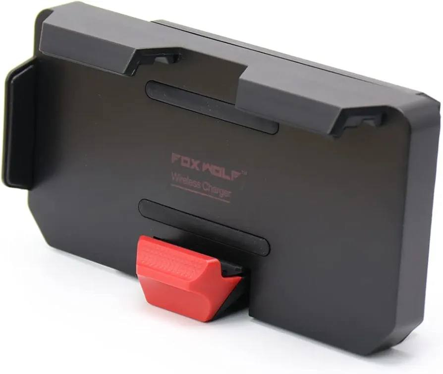هذا هو شاحن لاسلكي وحامل هاتف للدراجات النارية يحمل علامة تجارية "FOX WOLF". يتميز بالخصائص التالية: 
قوة الشحن اللاسلكي: 15 واط.
مقاومة للماء: مستوى IP67.
متوافق مع الهواتف الذكية التي تدعم الشحن اللاسلكي.
نطاق العرض: 6.4 سم - 9 سم.


**إذا كنت صاحب هذا الإعلان وتريد حذفه لأي سبب، رجاءا أرسل رسالة إلى الدعم الفني**