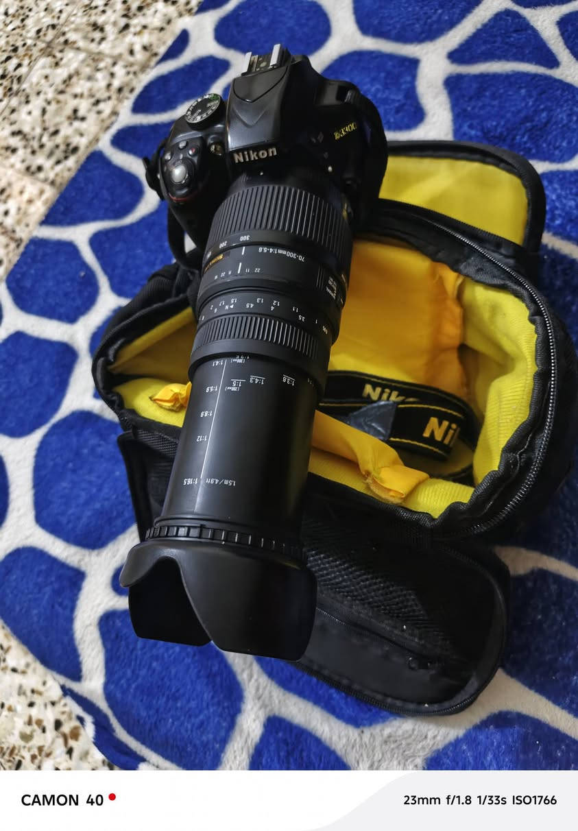 كاميرا نيكون 3300d
نضيفه مع زوم 
سعرهه 350وبيةة مجال


**إذا كنت صاحب هذا الإعلان وتريد حذفه لأي سبب، رجاءا أرسل رسالة إلى الدعم الفني**