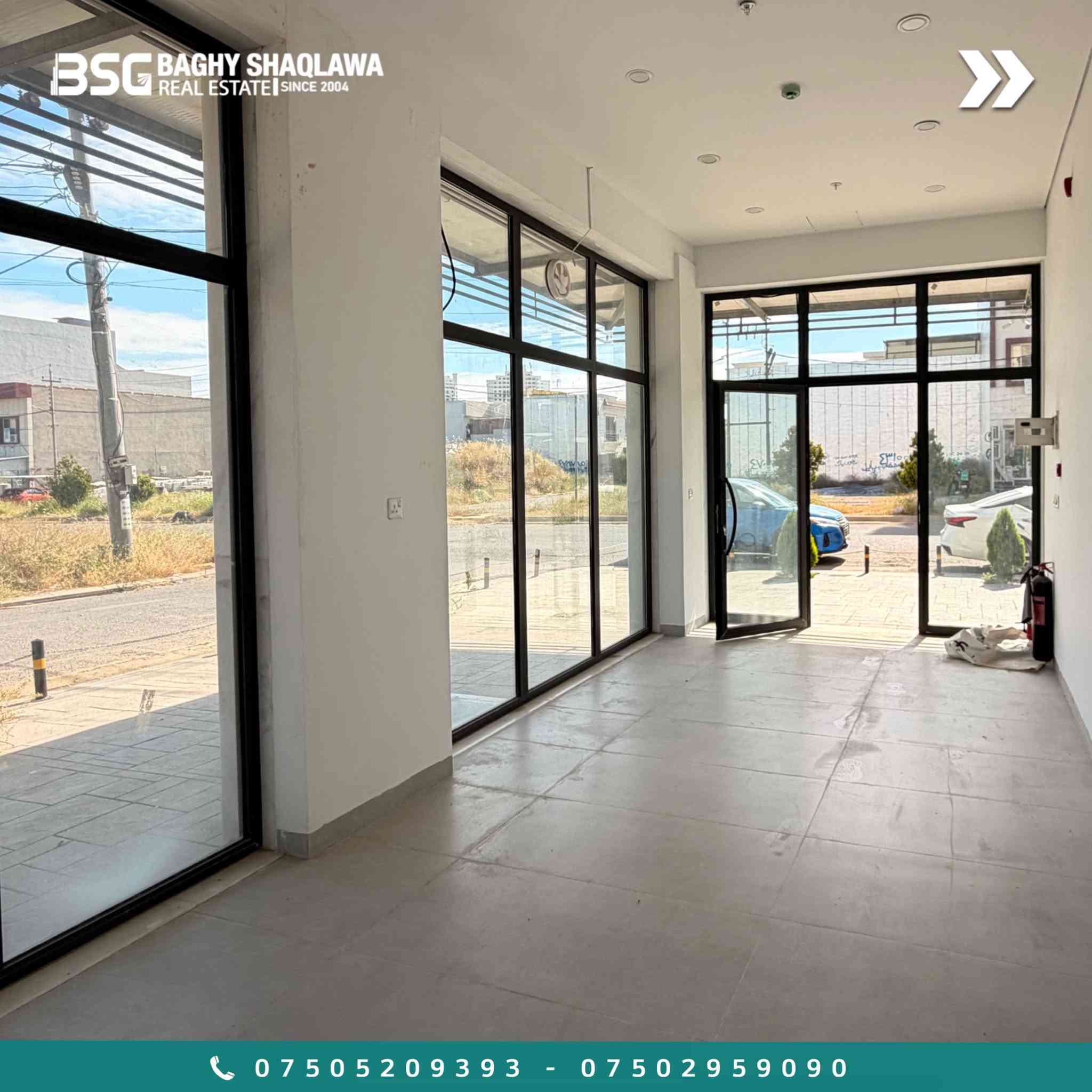 🏢 باڵەخانە بۆ کرێ لە هەولێر گەڕەکی ٣٢ی پارک | عمارة للإيجار في أربيل حي ٣٢ بارك
✨ تایبەتمەندییە سەرەکییەکان:
• ڕووبەر: 180م٢
• پێکهاتە: 3 نهۆم (پێنج شوقە) + نهۆمێکی ژێر زەمین (مەخزەن)
• جۆری شوقەکان: دوو ژووری (2+1) و ستۆدیۆ (1+0)
• بەشی بازرگانی: 2 دوکان لەسەر شەقام
🛠 سیستەم و خزمەتگوزارییەکان:
• ئەسانسۆری مۆدێرن
• سیستەمی دەرگای کارەبایی
• سیستەمی کامێرای چاودێری
• سیستەمی زەنگی ئەلیکترۆنی
• سیستەمی پێشکەوتووی ئاگرکوژێنەوە
———
✨ المواصفات الرئيسية:
• المساحة: 180م٢
• الهيكل: 3 طوابق (خمس شقق) + طابق تسوية (مخزن)
• نظام الشقق: غرفتين وصالة (2+1) وستوديو (1+0)
• القسم التجاري: محلين تجاريين
🛠 الأنظمة والخدمات:
• مصعد حديث
• نظام الأبواب الكهربائية
• نظام كاميرات المراقبة
• نظام الجرس الإلكتروني
• نظام متطور لمكافحة الحرائق
———
📞 بۆ زانیاری زیاتر و پەیوەندی - للمزيد من المعلومات:
📱 ***********
💬 واتسئاپ ڕاستەوخۆ - واتساب مباشر:
🌐 https://wa.me/9647505565454
#erbil_real_estate #erbil #32_park #عقارات_اربيل #اربيل باڵەخانە_بۆ_کرێ عمارة_للإيجار
