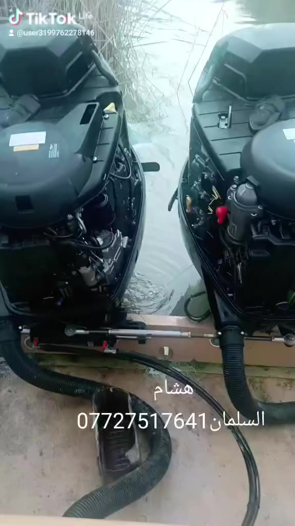 الزورق رقم    /. 3. /     تم سيرفز المحركات نوع سازوكي حجم 250hp هشام السلمان لتصليح وتجهيز كافة الزوارق ***********
