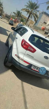 كيا سبورتج موديل 2012 السياره جديده فول مواصفات ما عده البصمه و البنرا...