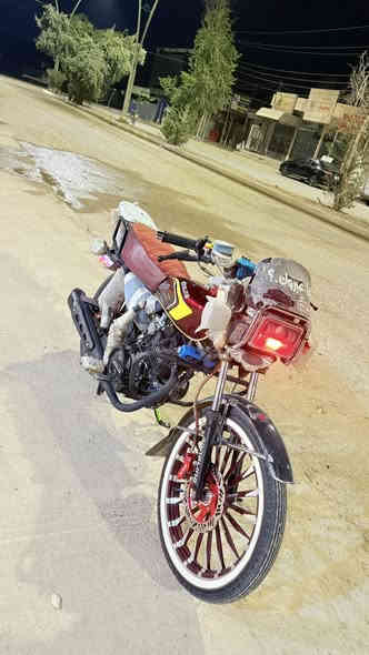 السلام عليكم دراجة ايراني للبيع 
2026 نظافة گدام العين 
السعر 950 وبي مجال 
الهاتف *********** سامراء
