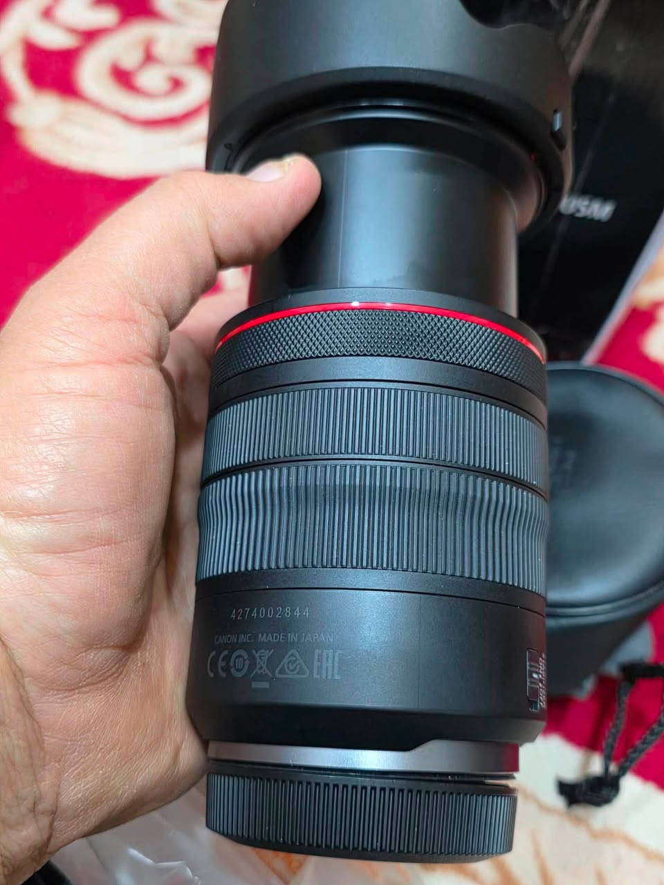 عدسات مورليس كانون RF
عدسه 70-200 فتحة 2-8 
السعر مليونين و 400 الف 

عدسه 24-105 رنك احمر فتحة 4
السعر مليون و 200 الف 

عدسه 24-240  اخت الجديد RF
السعر 750 الف. 

مكاني بابل 
***********
