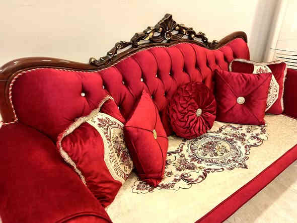 تخم زان تركي ملكي كلاسك ١٠ مقاعد اخو الجديد نضافته ميه بالميه مع ميز وسطي اتصال ***********
