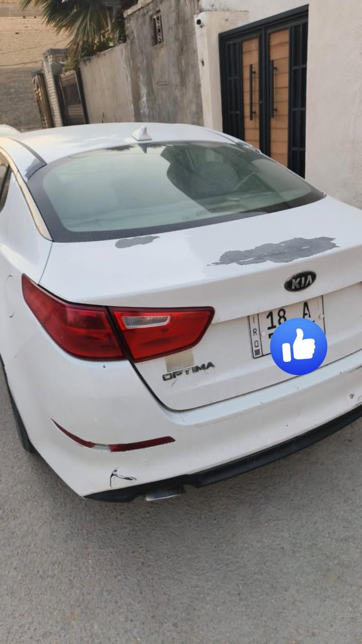 اوبتيما موديل2014 رقم بابل مشروع وطني وارد امريكي بدون حادث  فقط بارد في الجاملغ الايمن.محرك مكفول الگير مكفول تبريد .السياره كما موضحه بالصور.السعر(115$)قابل للتفاوض
مكان السياره كربلاء.***********
