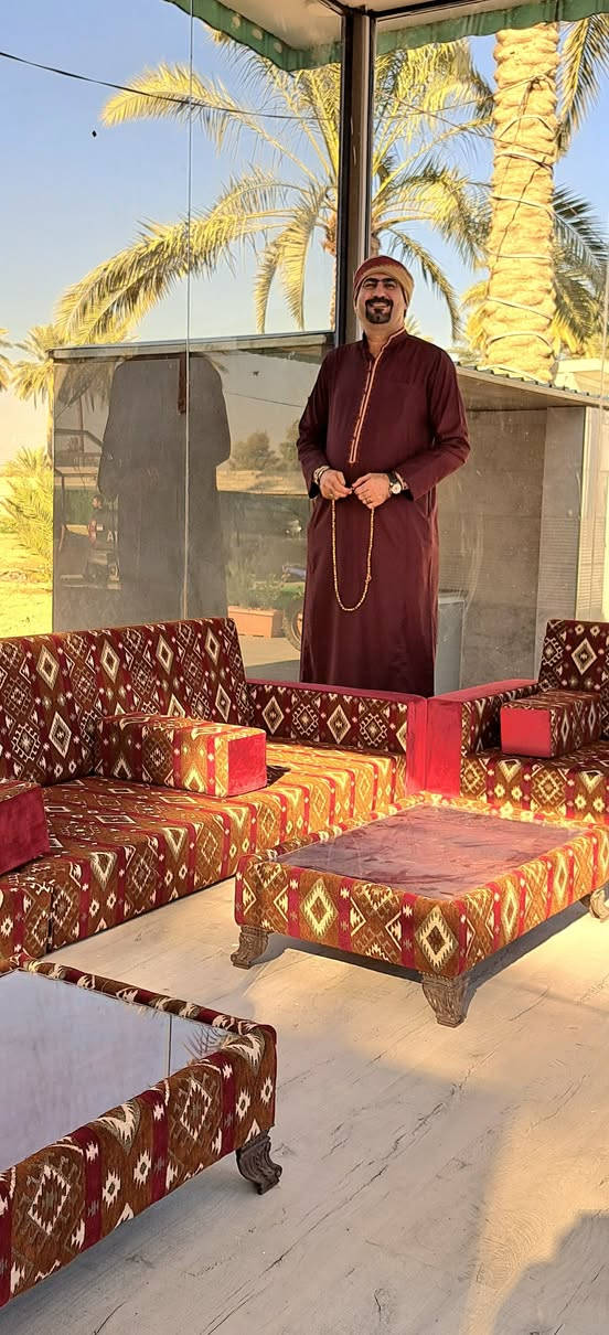 كل عام وانتم بخير بمناسبة حلول عيد الفطر المبارك من قضاء #المقدادية #منطقة #مهروت مزرعة الصديق العزيز وسام صباح التميمي نعرض لكم شغلنا وتصميمنا ونجارتنا ودوشمتنا الديوان الأرضي موديل المضايف العربية الثابت مع اللولات والطبلات اتمنى ان ينال رضاكم واعجاباتكم شاهدونا وتابعونا عبر صفحتنا على الفيسبوك بفرعينا في محافظة ديالى بعقوبة و خانقين مع توفر التوصيل لكل #العراق 
https://www.facebook.com/profile.php?id=100044630220289&mibextid=ZbWKwL


**إذا كنت صاحب هذا الإعلان وتريد حذفه لأي سبب، رجاءا أرسل رسالة إلى الدعم الفني**