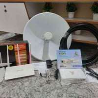 منظومة إنترنت • صحن مستخدم • راوتر تندا